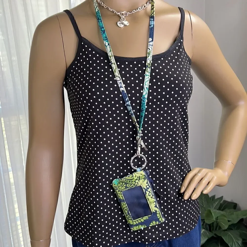 Vera Bradley Blue Rhapsody ID & Lanyard